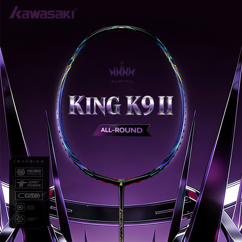 Badminton Bwf - Kawasaki KING K9 4U Badminton Raketi