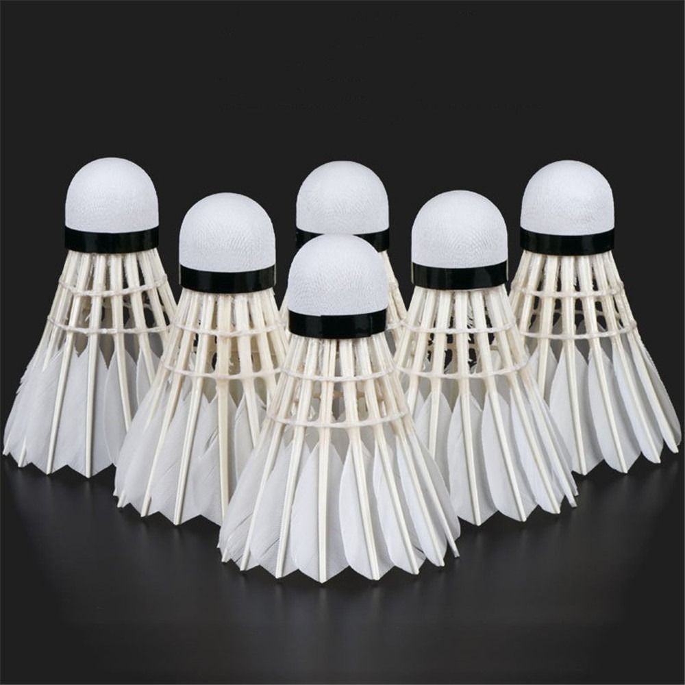 Badminton Bwf - 3/6/12 adet yeni beyaz badminton topu